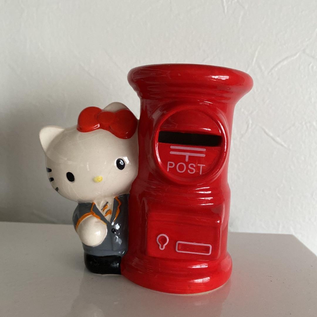 Hello Kitty Japan Post Collaboration Ceramic Coin Bank