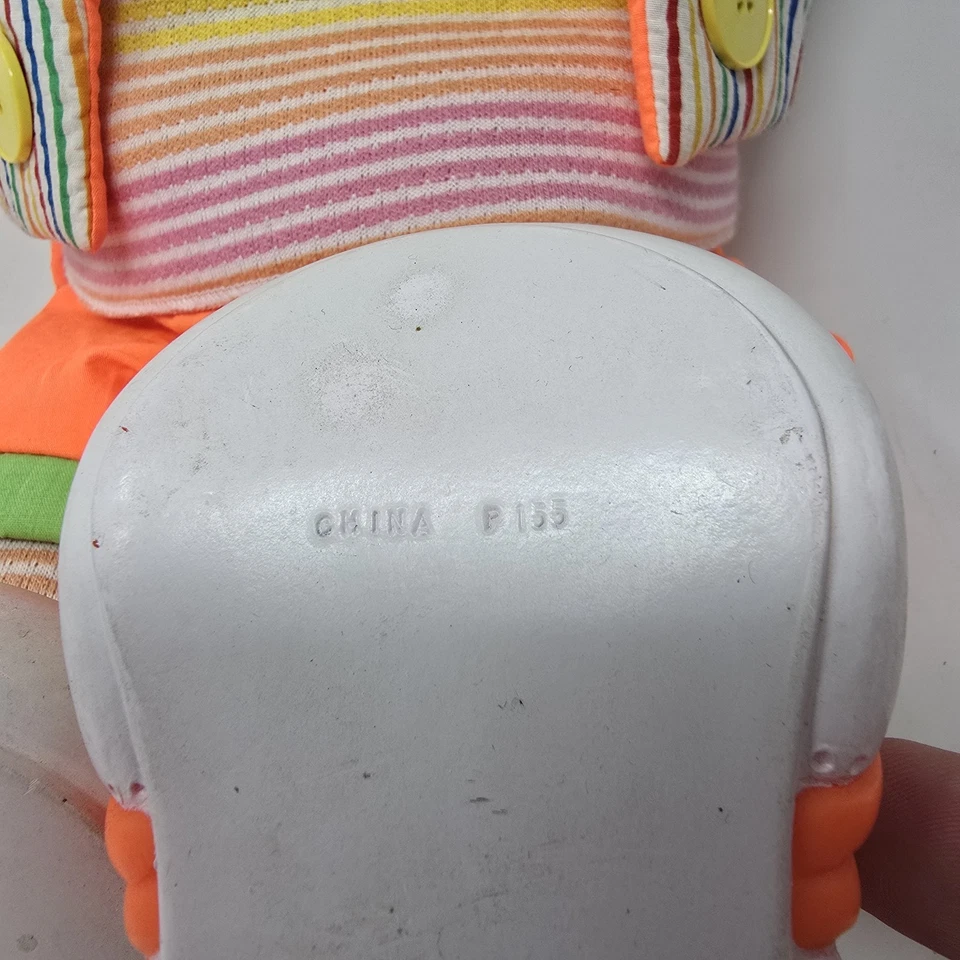 Cabbage Patch 1985 “Circus Kids” pelo castaño, pantalones naranjas y lazo verde Foto 4 de 4