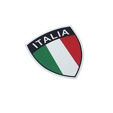 Car Styling Italy Flag Italia Car Sticker Decals Vinyl Tape Reflective 12x10cm