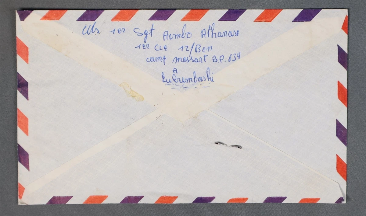 Mayfairstamps Congo 1956 Servicio del Ejército a Chicago IL Cubierta ccb_48295