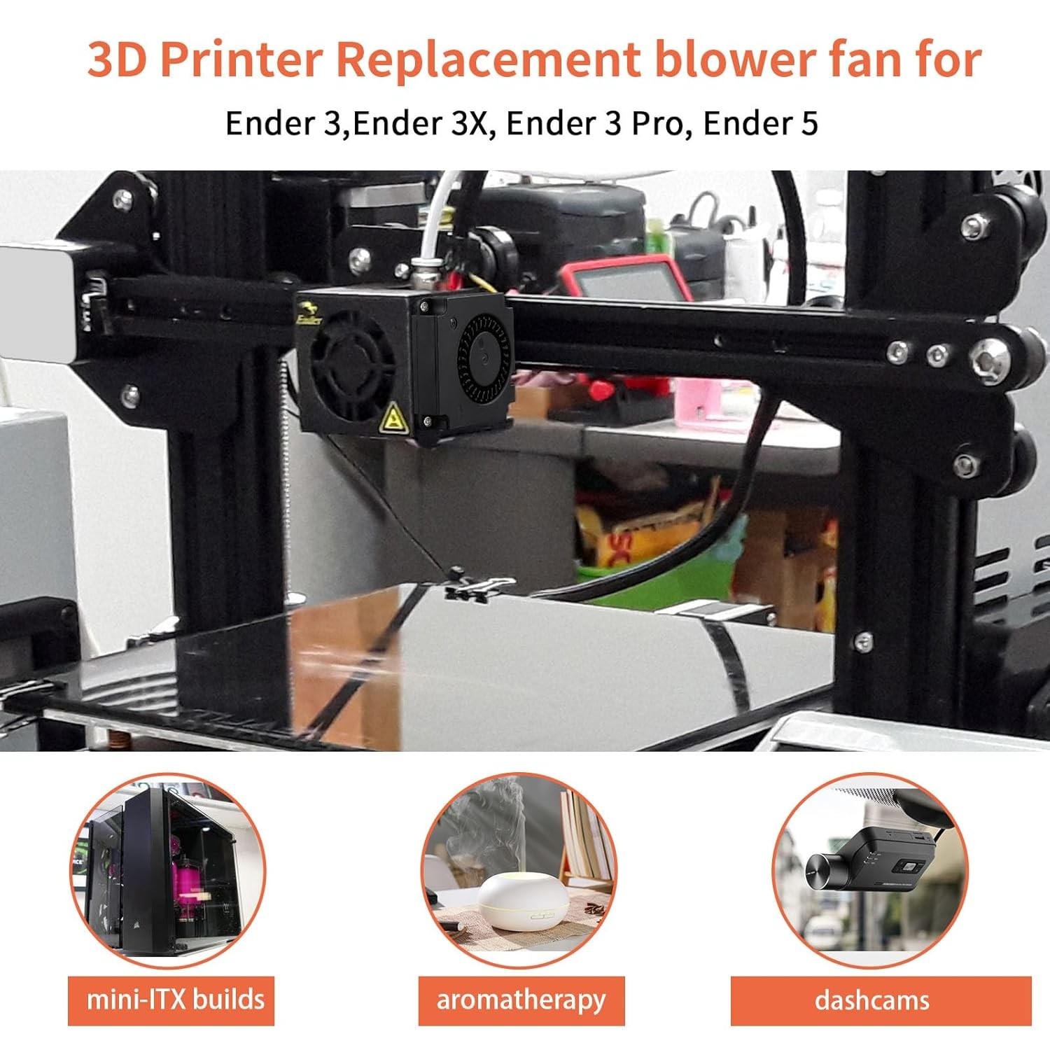 12V Mini Blower Fan 40mm Centrifugal Cooler for DIY Projects Computer Cooling