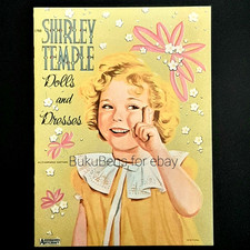 Saalfield ArtCraft Shirley Temple Dolls  Dresses Book Authorized Edition 1789