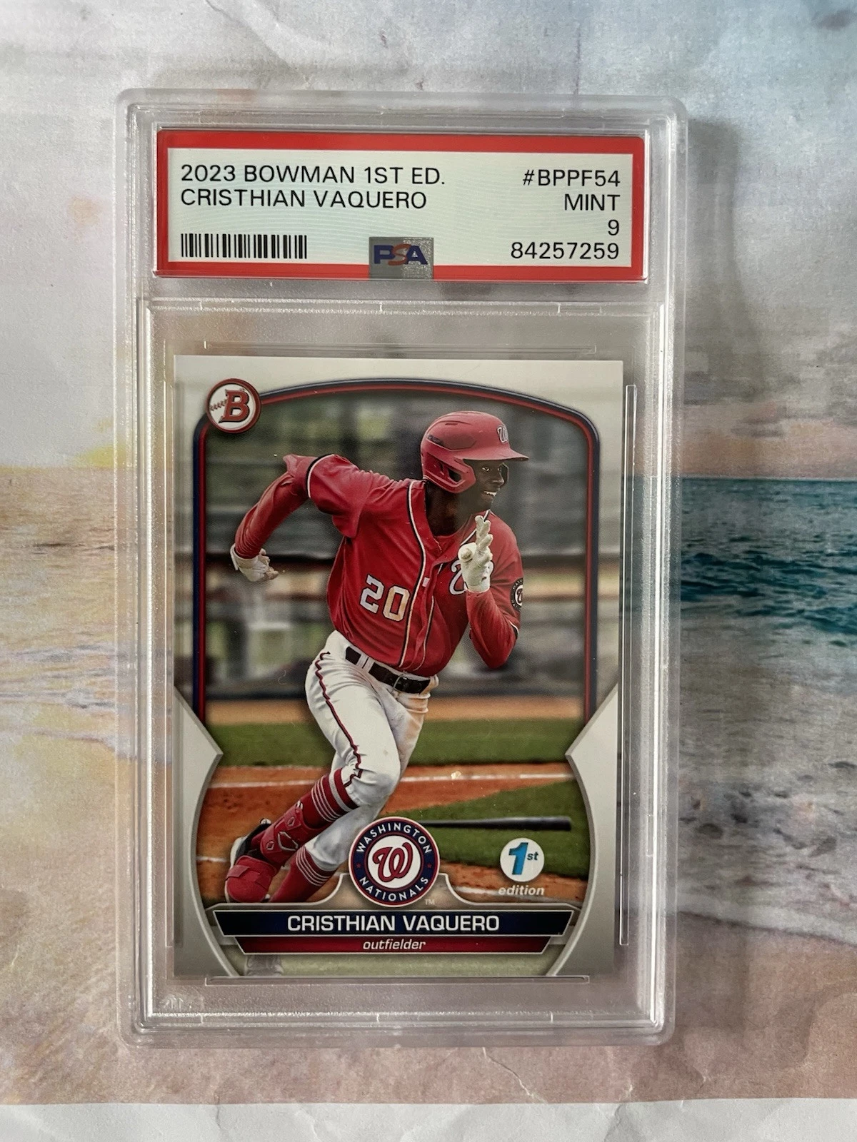 Cristhian Vaquero trading card