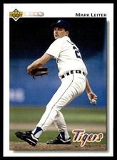 1992 Upper Deck Mark Leiter Detroit Tigers #319