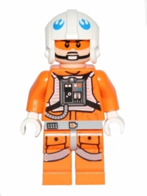LEGO® Minifig sw0458 - Snowspeeder Pilot - White Helmet- Minifigur - Bild 1 von 1