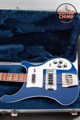 2002 Rickenbacker 4003 Midnight Blue Rare Color Hipshot Bridge OHSC