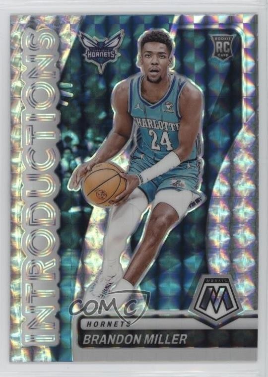 2023-24 Panini Mosaic Introductions Mosaic Prizm Brandon Miller #13 bn5
