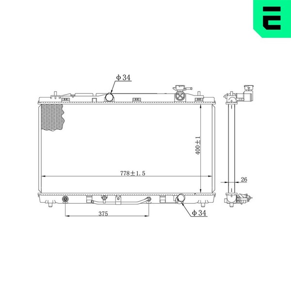 ERA MotorküHler WasserküHler 673290 FüR Toyota Camry Venza Avalon Aurion GGV10_-image