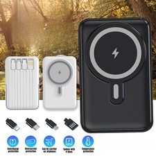 20000mAh Power Bank Wireless Charger Magnetic Battery Pack for IPhone  Android