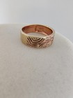​Michael Drechsler MDJ 925 Sterling Silver Wavy Textured Band Ring Size 9.5 — photo 3
