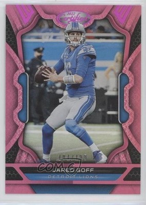 2022 Certified Mirror Pink 101/199 Jared Goff #33 0x1e