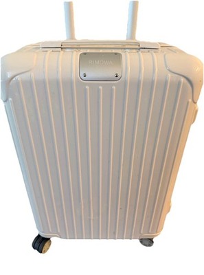 Rimowa Gloss White Polycarbonate Essential Cabin 22” Carry-On