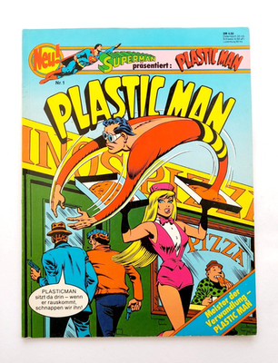 Rarität - Ehapa Comic Album - Superman präsentiert: PLASTIC MAN NR 1 (mit SE) Z1