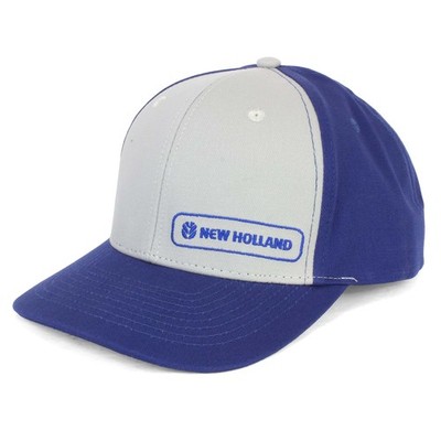New Holland Royal Blue & Grey Chino Twill Cap, NH2229