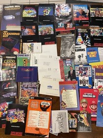 Video Game Manual And Insert Lot Nintendo nes SNES N64 Sega Cd Genesis Posters
