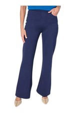 C Wonder by Christian Siriano Women's Ponte Knit Bootcut Pant Navy