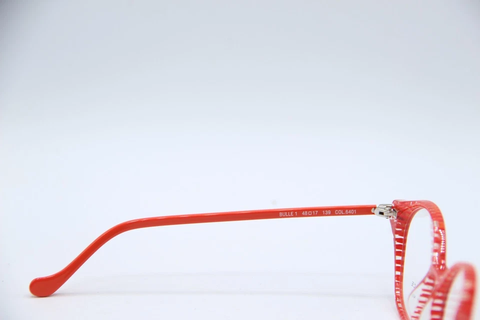 NUEVAS GAFAS FACE A FACE BULLE 1 COL. 6401 NARANJA ROJO MONTURAS AUTÉNTICAS 48-17 Foto 3 de 4