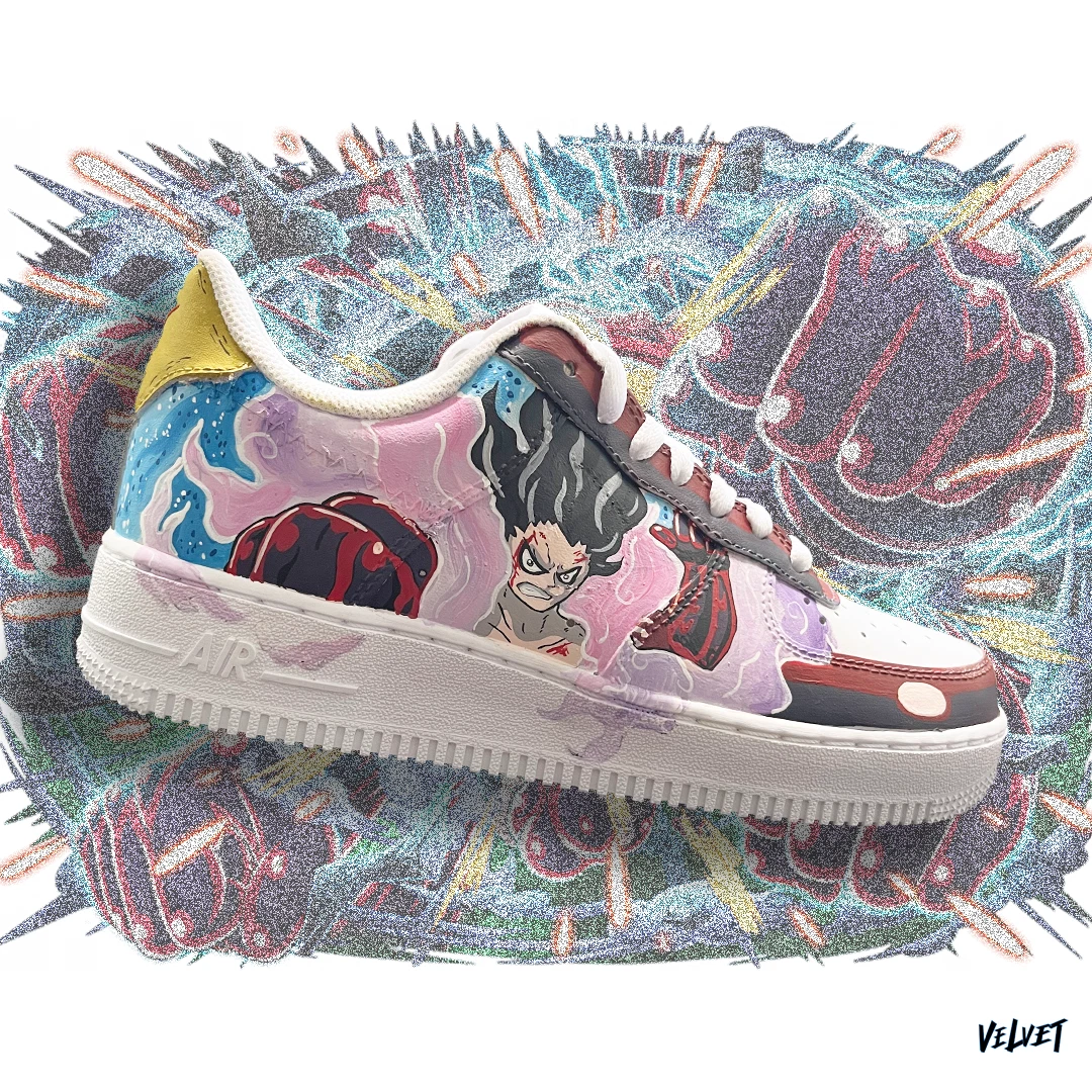 Nike, Shoes, Nike Custom Air Force One Piece Luffy M