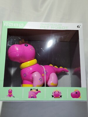 Vivitar Robo Elephant Pet Robot Pink Blue Dancing Sounds Lights