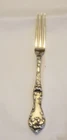 REED & BARTON LES CINQ FLEURS (1900) STERLING SILVER BERRY FORK  ~ NO MONOGRAM