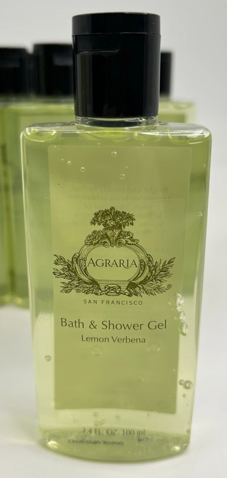 Lemon Verbena Bath and Shower Gel by Agraria Case of 100 3.4OZ 100ML Bottles - Image 4 of 4