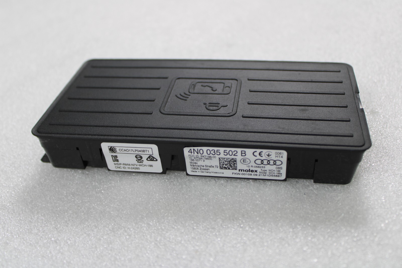 Lamborghini Urus, Wireless Phone Charge Pad, Used, P/N 4N0035502B