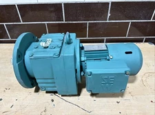 Sew Eurodrive RF77 DT71D4/BMG Motor w/Brake Geardrive .44kW 1640RPM 266/460V