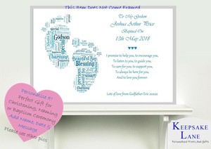 personalised christening gifts for godson