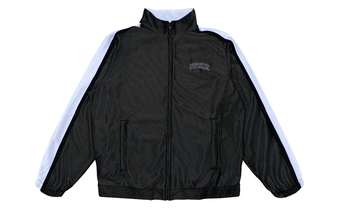 Supreme Bonded Mesh Track Jacket Black Large | eBay