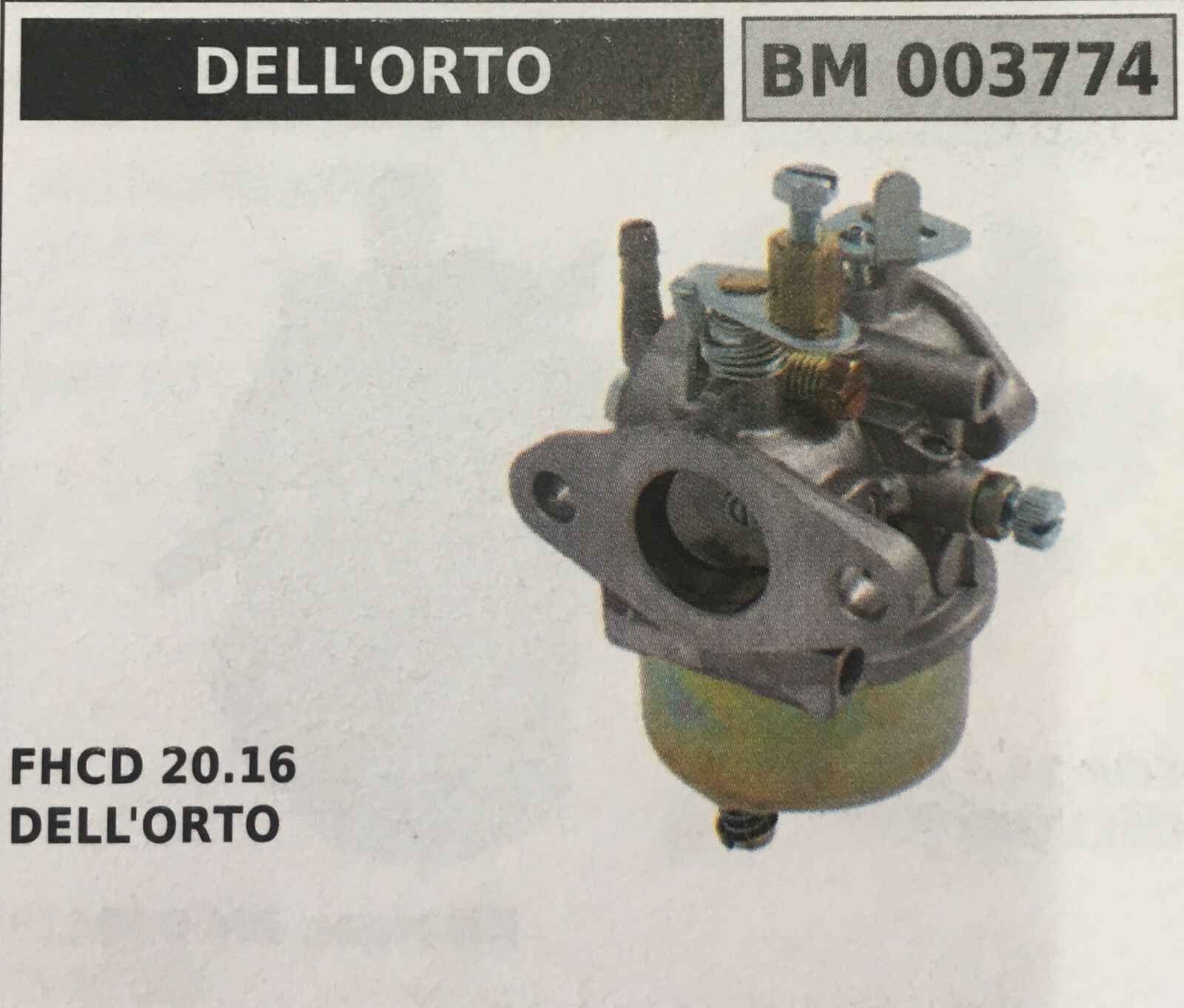 Carburatore Dell'Orto BM003774 Brumar - Prestazioni Ottimizzate - 1