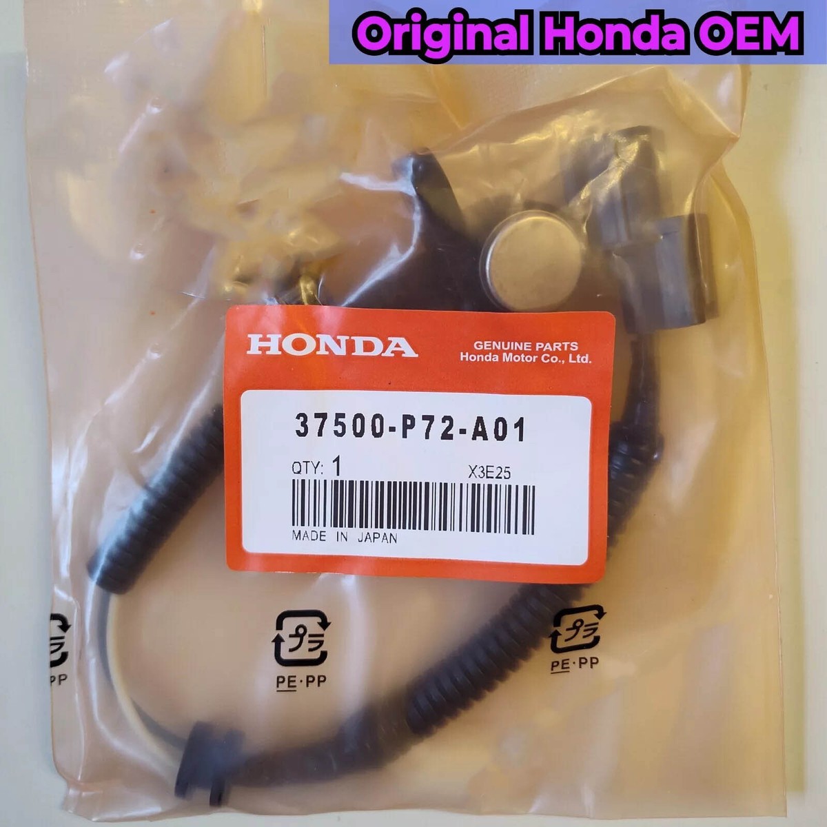 OEM 37500-P72-A01 Crankshaft Position Sensor For Acura
