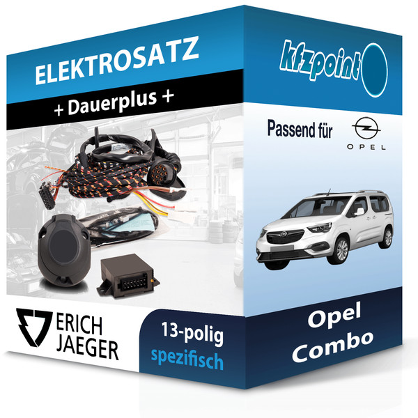 für Opel Combo 06.2018-Jetzt Jaeger E-Satz 13Polig Fahrzeugspezifisch NEU-image