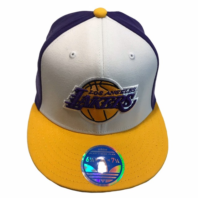 Los Angeles Lakers Tri Color Flat Brim 