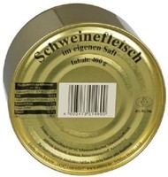 Schweinefleisch Im Eigenen Saft - Eifeler Wurstwaren - 400 Gramm