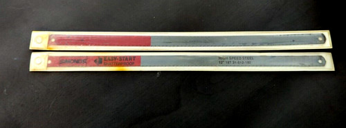 Lot Of 2 Vintage Simonds Easy Start Shatterproof 12" Saw Blades 18T-31-512-180