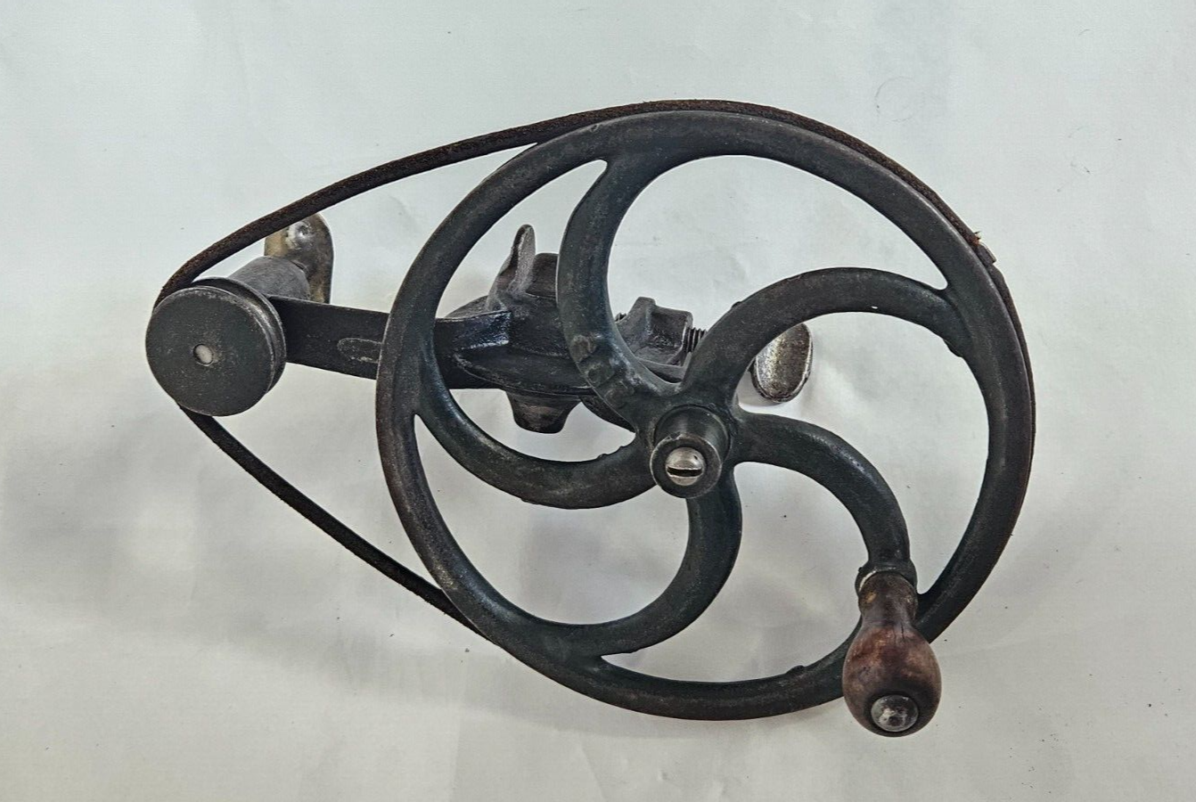 Antique Hand Crank Cast Iron Clampon BOBBIN WINDER Sewing Tool eBay