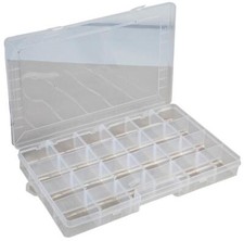4-24 Compartment Tool Organiser Case Box Storage Screw Nail Nut Bolt