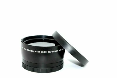XIT Pro Series 0.43 X High Definition AF Wide Angle Lens 58mm  macro