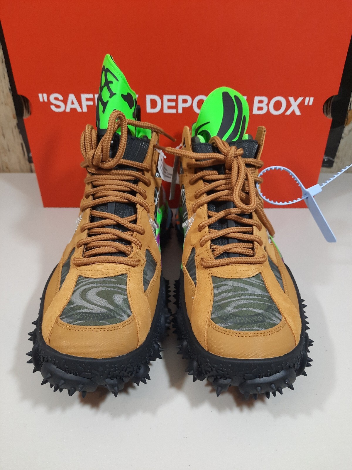 OFF WHITE X NIKE Nike Air Terra Forma x grano bianco sporco taglia 12 5