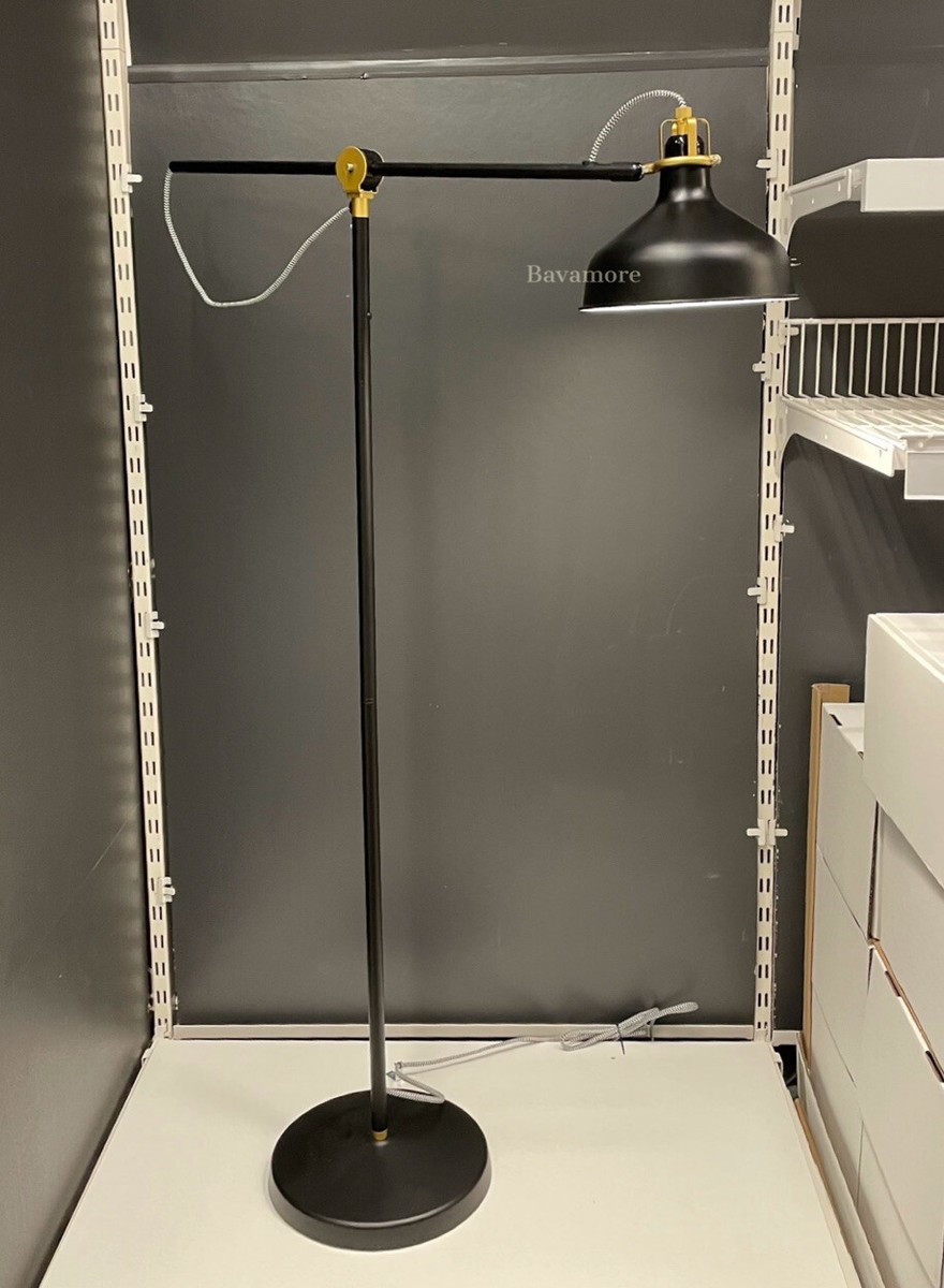IKEA RANARP ラーナルプ フロアスタンド ブラック IKEA RANARP Floor Reading Lamp, Steel Black Adjustable BRAND NEW