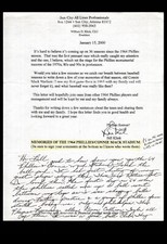 FAN LETTER RESPONSE- GARY KROLL : 1964 PHILADELPHIA PHILLIES, BAS CERTIFIED