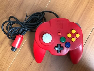 Mini Manette Hori Pad Rouge Nintendo 64 N64 Testée et Fonctionnelle Japon - Photo 1/4
