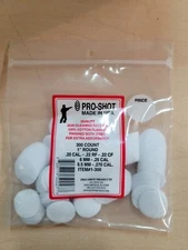 Pro-Shot Cleaning Patches, Cotton, 300 Per Pack 20 cal -270 cal. Mpn 1-300 NEW! 