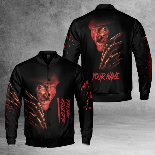 Personalized Horror Freddy Krueger Nightmare On Elm Street Jacket - product listing photo