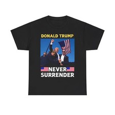 Donald Trump 2024 Survived Shot At Election Rally : Unisex Heavy Cotton Tee