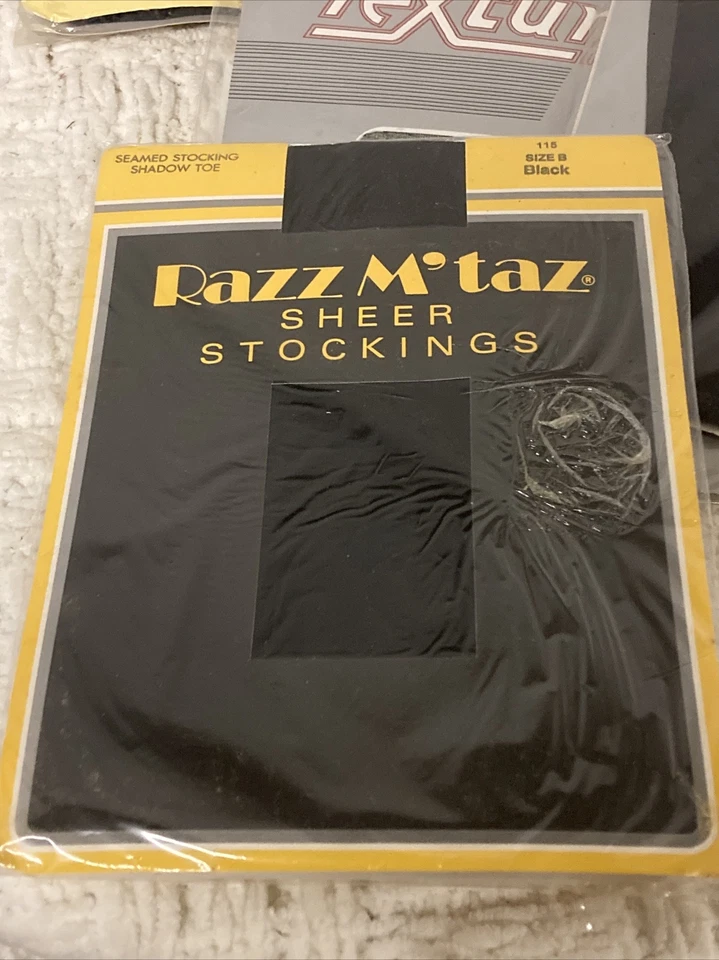 (7) Lote de pantimedias para mujer selladas de fábrica NOS  Foto 3 de 4