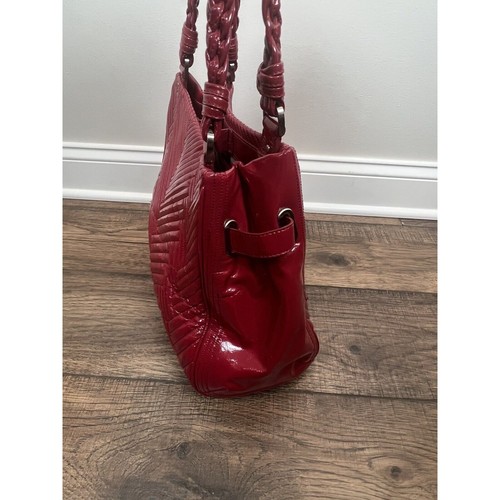 Bolso de mano de charol COLE HAAN azúcar rubí bayas lauri de hombro hobo bolso - Imagen 7 de 12