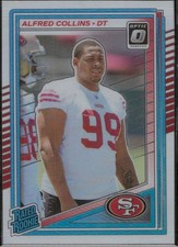 Alfred Collins 2025 Donruss Optic #237 Rookie San Francisco 49ers