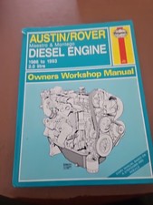 Austin Rover Perkins 2.0 Diesel Engine Haynes Workshop Manual 1986 - 1993