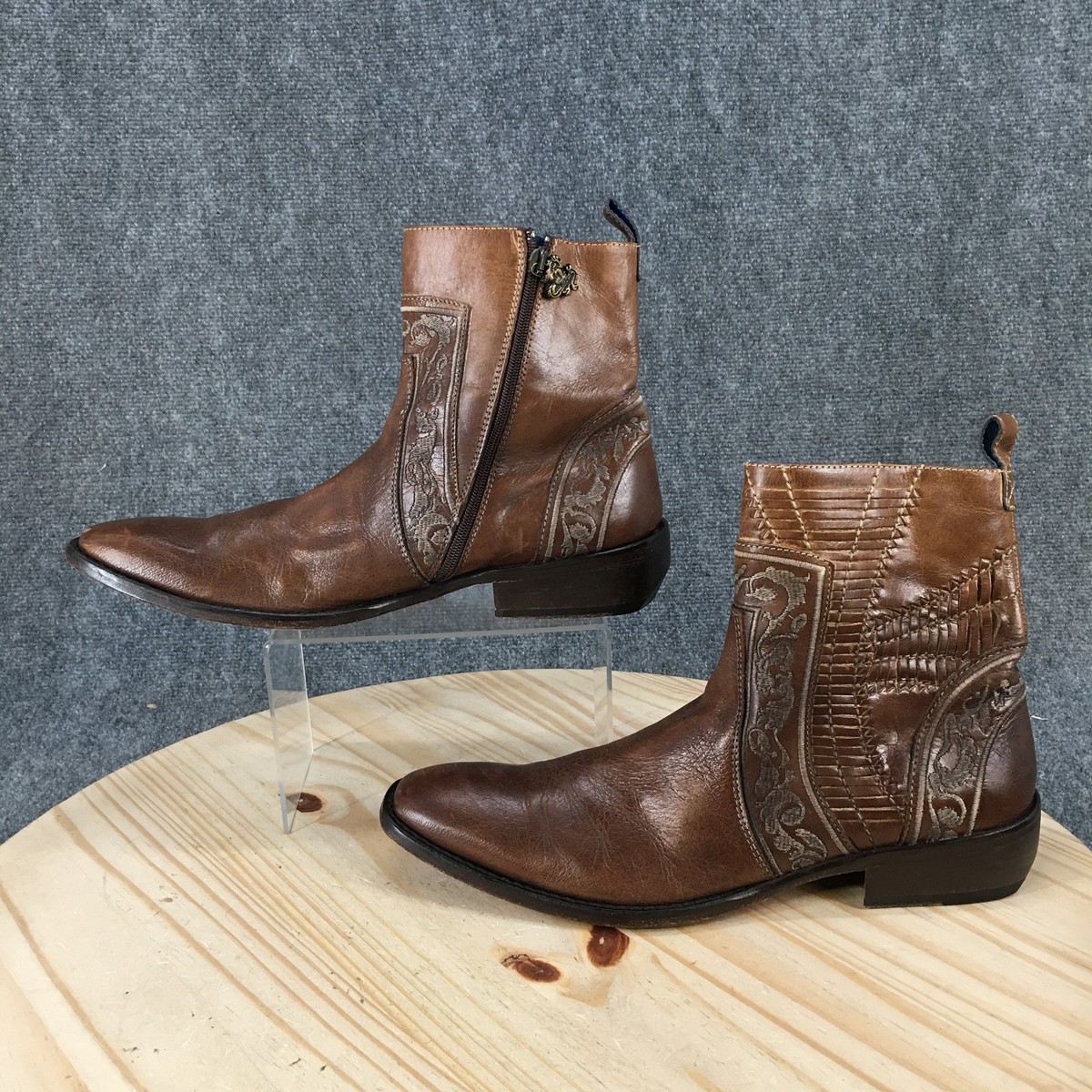 Mark Nason Rock Never Dies 67417 Brown Men’s Zip Boots Size 7 Mark Nason Rock Never Dies Mens Size 10 Brown | Mercari main image 2